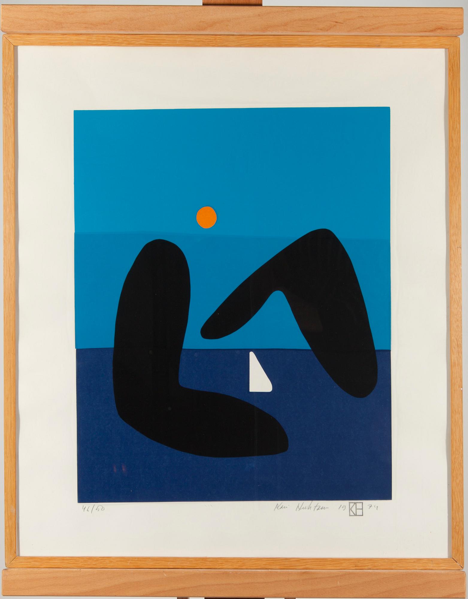 KARI HUHTAMO, serigrafi, signerad och daterad 1974, numrerad 46/50.