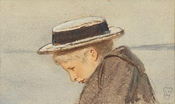 August Malmström, tillskriven, "Fru Sohlmans yngsta son".