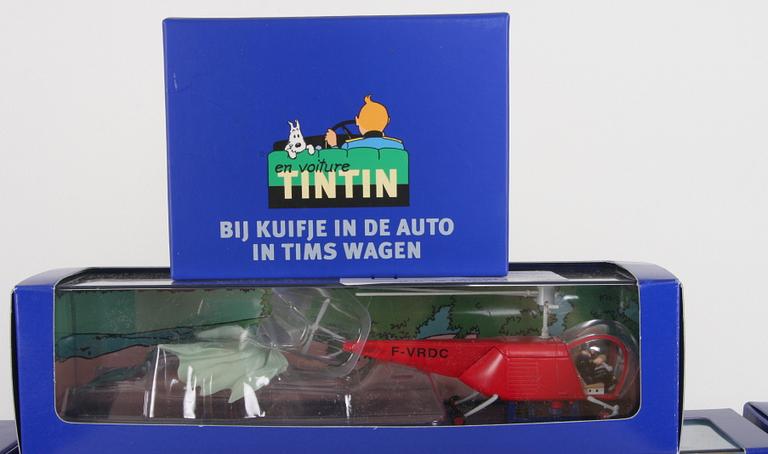 LEKSAKSBILAR MM, 21 st. TINTIN. I kartonger.