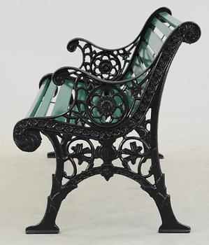 TRÄDGÅRDSSOFFA, gjutjärn, 1900-tal.