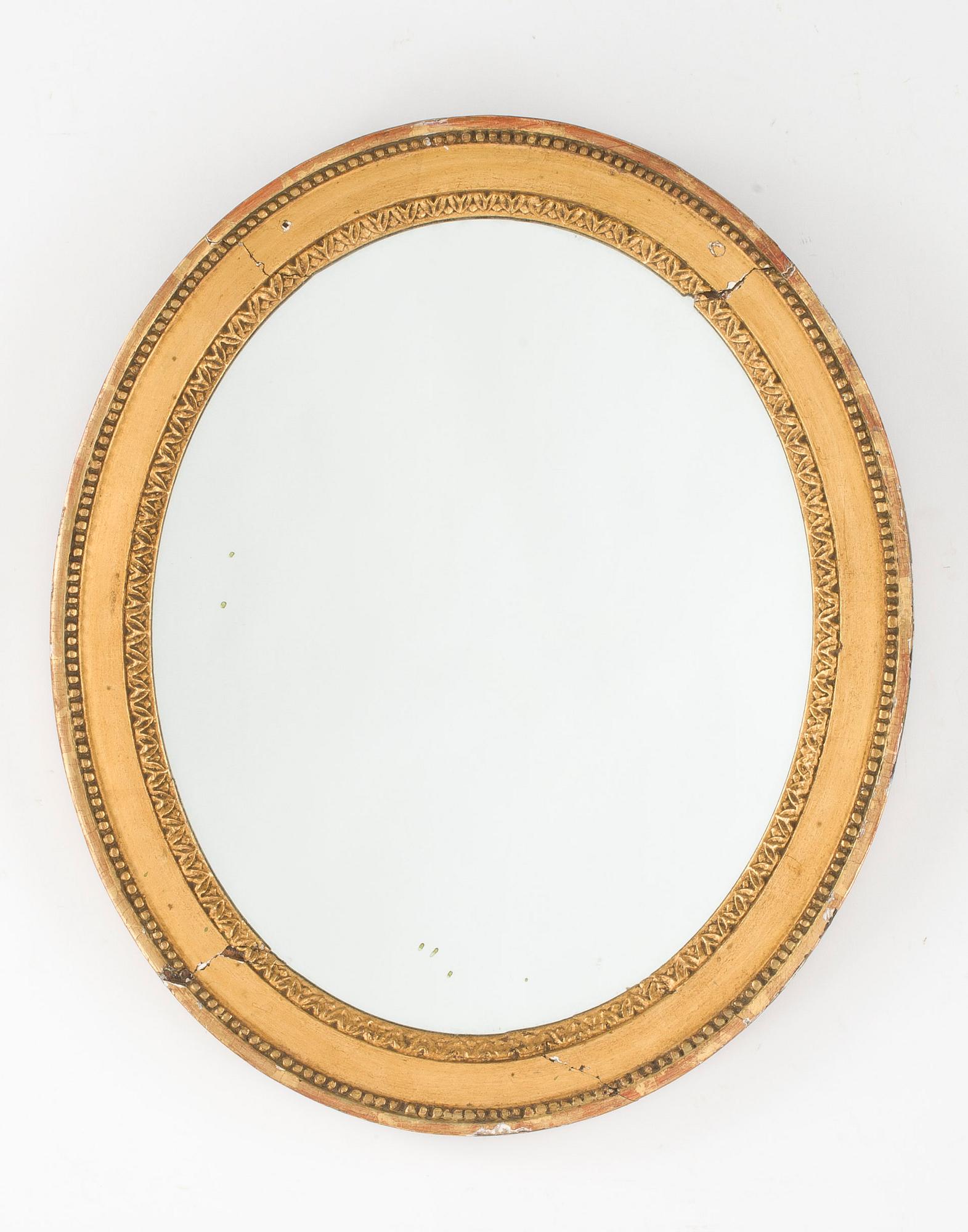 SPEGEL, gustaviansk, 1700-talets slut.