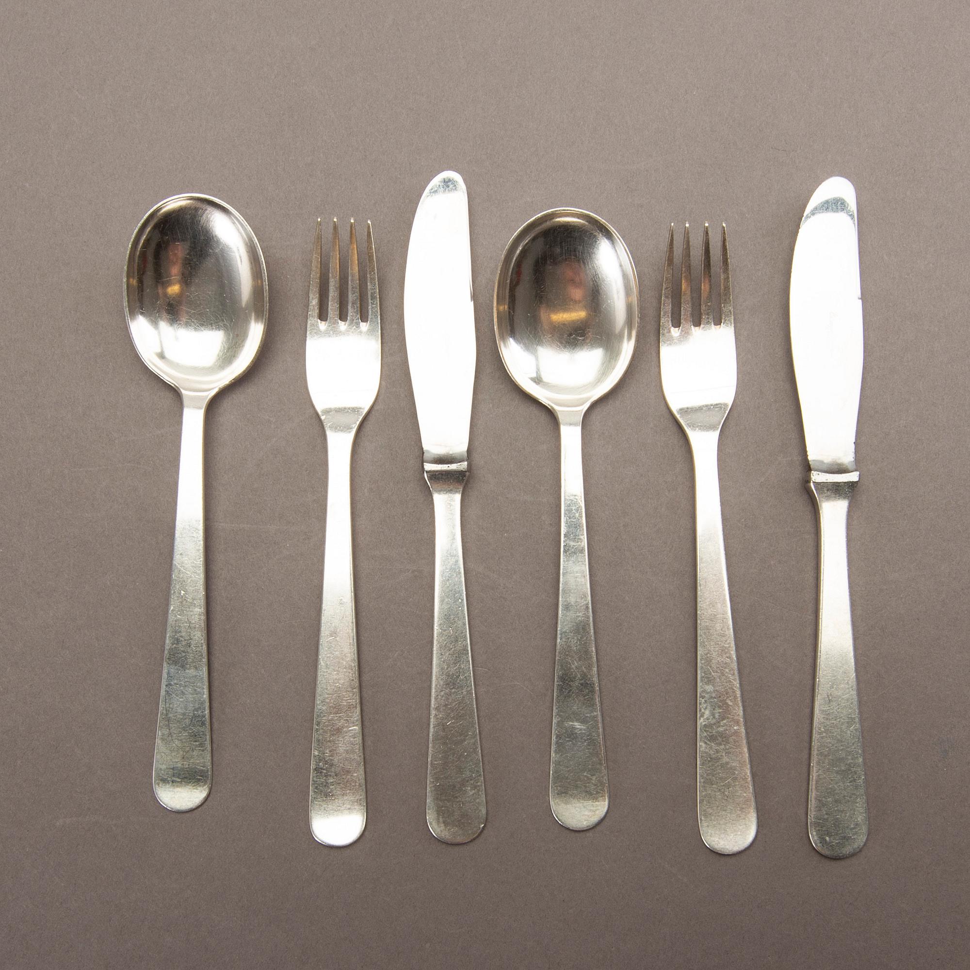 Wiwen Nilsson, bestick, 30 delar, 1958-59.