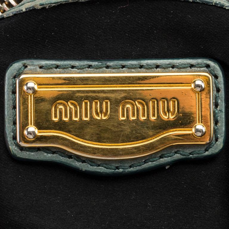 A MIU MIU, "Harlequin Hobo" bag.