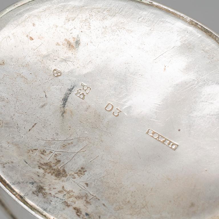LORENSZ GEORG WEIS, gräddkanna, silver, Norrköping 1810.