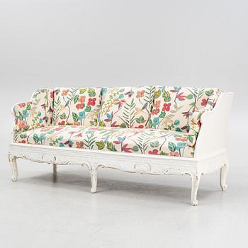 A Swedish Rococo sofa, later part of the 18th century.