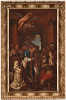 Domenico Zampieri (Il Domenichino) Hans art, Religiös figurscen.