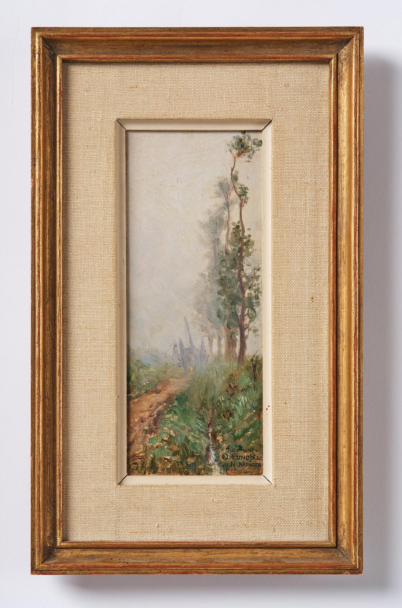 Nils Kreuger, Landscape view with road.