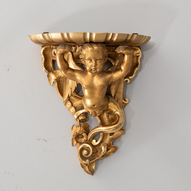 Console shelf Rococo style early 20th century.