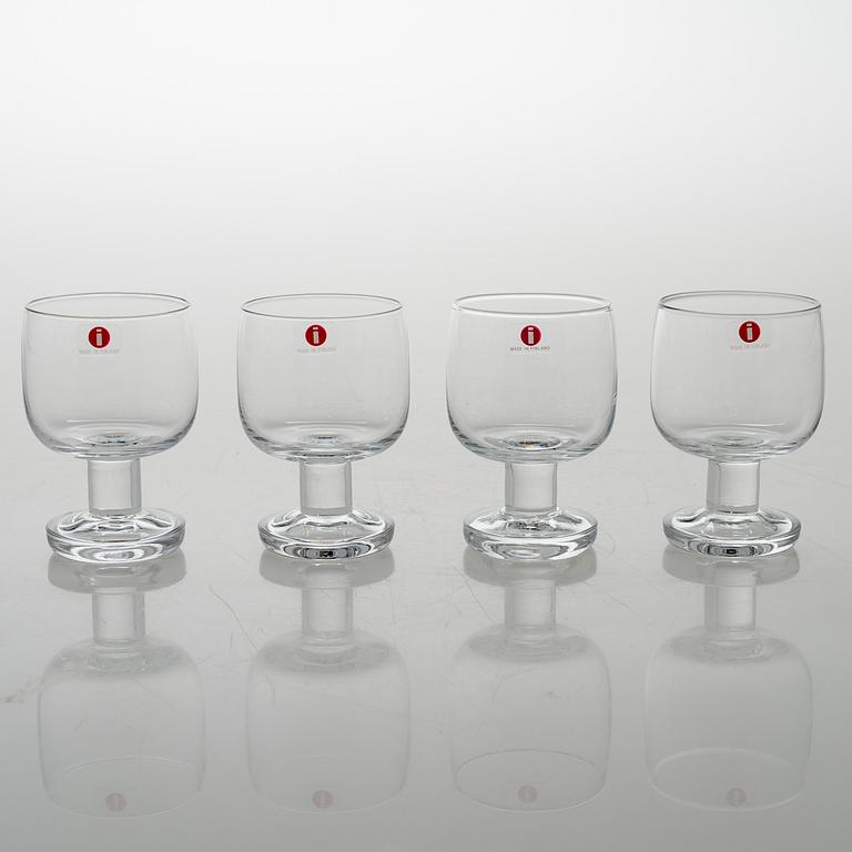 TIMO SARPANEVA, juomalaseja, 12 kpl, "Jurmo" 2133, Iittala.