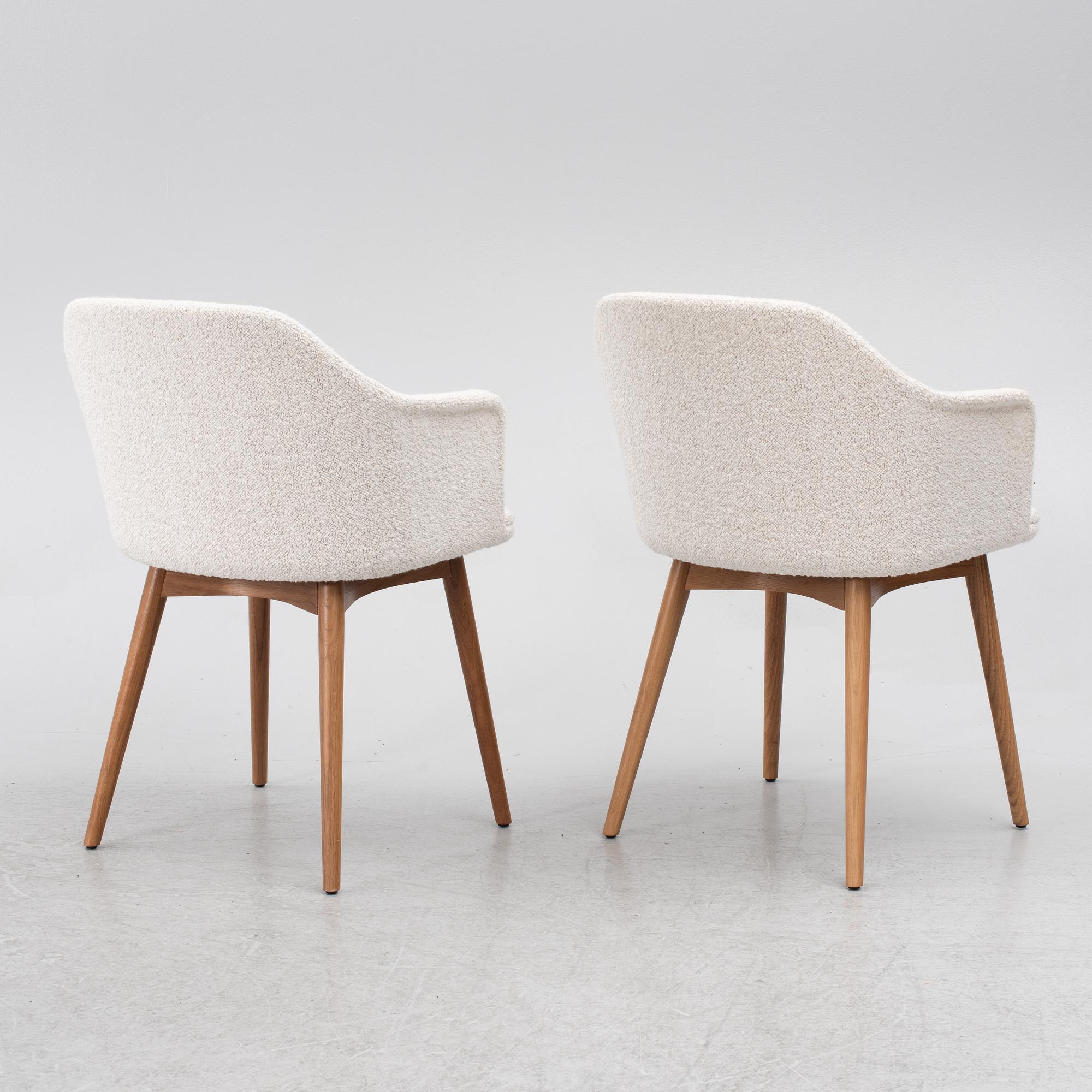 Karmstolar, 6 st, "Rely Armchair", &Tradition, Danmark.