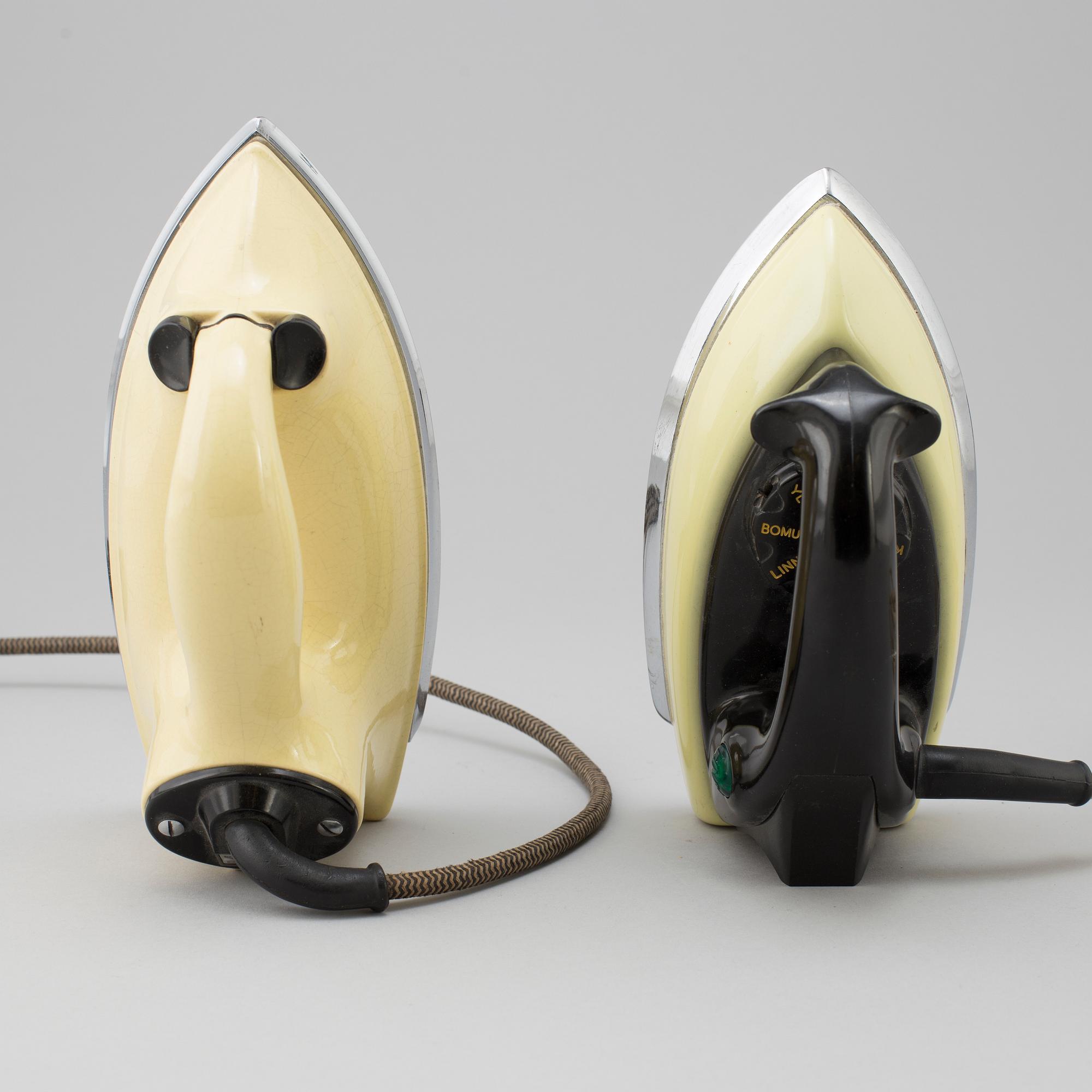 STRYKJÄRN, 2 st, 1940-tal.