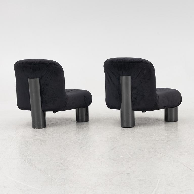 Cini Boiri, armchairs, a pair, "Botolo", Arflex, Italy.