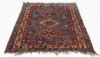 Matta, antique Kashgai/Shiraz, circa 180 x 125 cm.