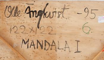 OLLE ÄNGKVIST, Olja på duk uppfäst på pannå. Sign Olle Ängkvist och dat -95 a tergo.