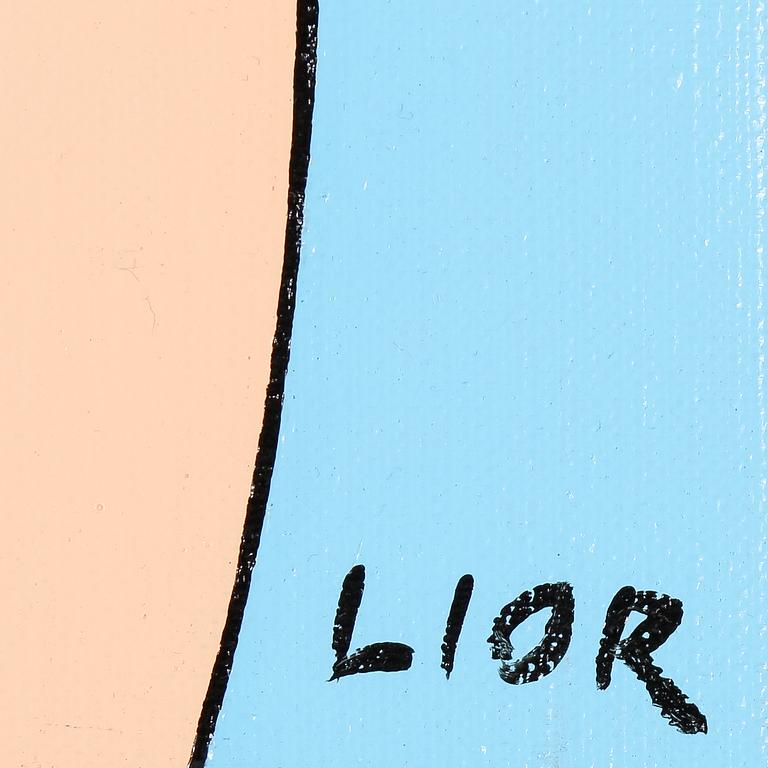RON LIOR, Olja på duk. Signerad.