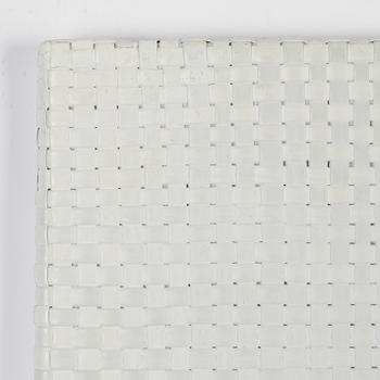 David Svensson, twined acrylic laid on board, signed and dated 2002 verso.