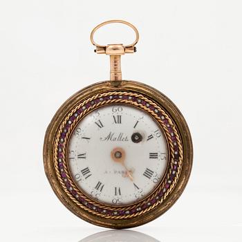 MALLET A Paris, pocketwatch, 35 mm,