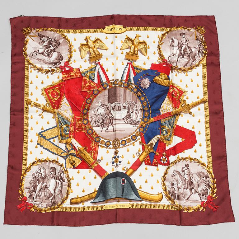 HERMÈS, scarf, "Napoleon".