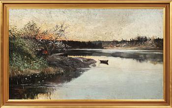 CARL BRANDT, olja på duk, sign.