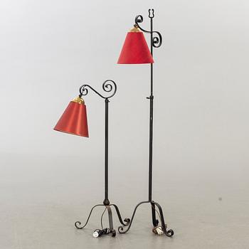 GOLVLAMPOR 2 st, 1940-tal.