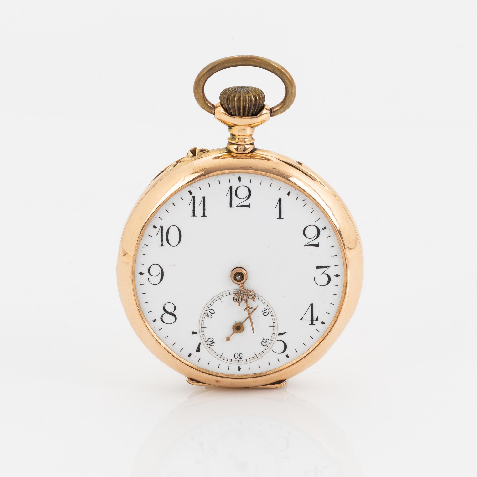 Pocket watch, 36 mm.