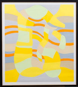 LASSE MARTTINEN, serigrafi, signerad och daterad -86.