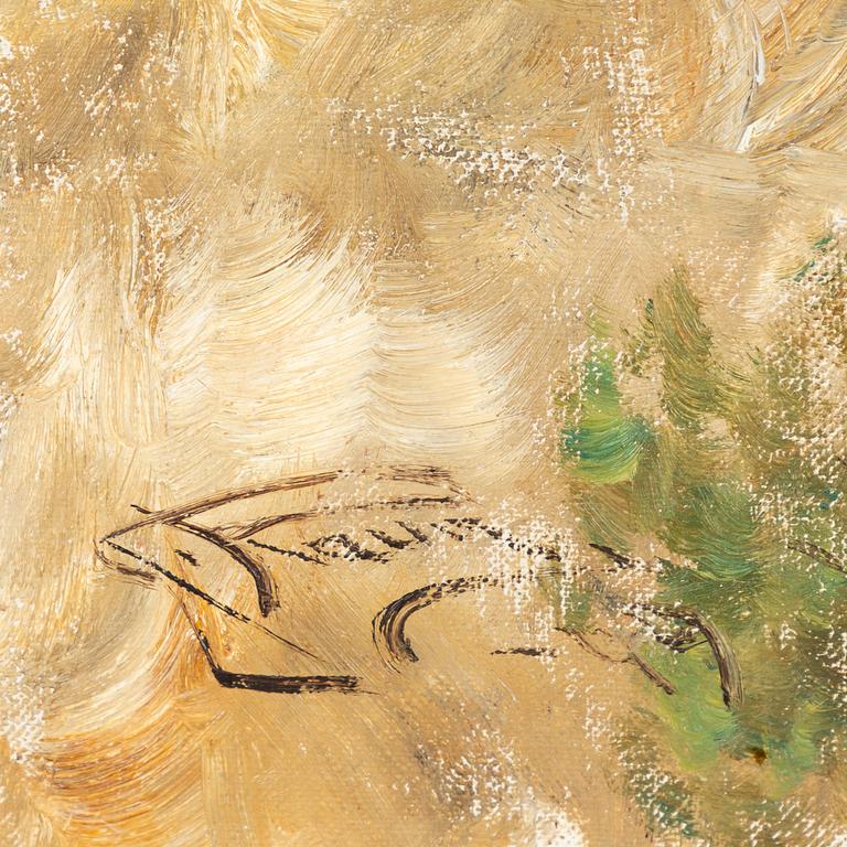 Johannes Ravn, Räv i skogslandskap.