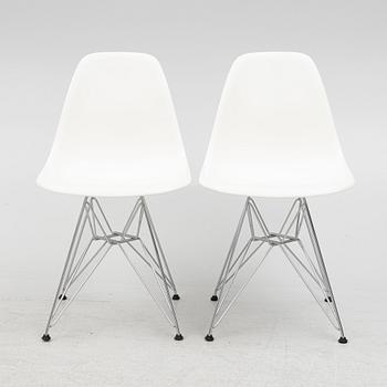 Charles & Ray Eames, chairs, 6 pcs, "DSR Plastic Chair", Vitra.