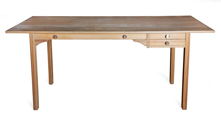 AN OAK DESK,