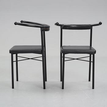 Jonas Bohlin, a set of eight "Point" chairs for Källemo, Värnamo, Sweden post 1985.