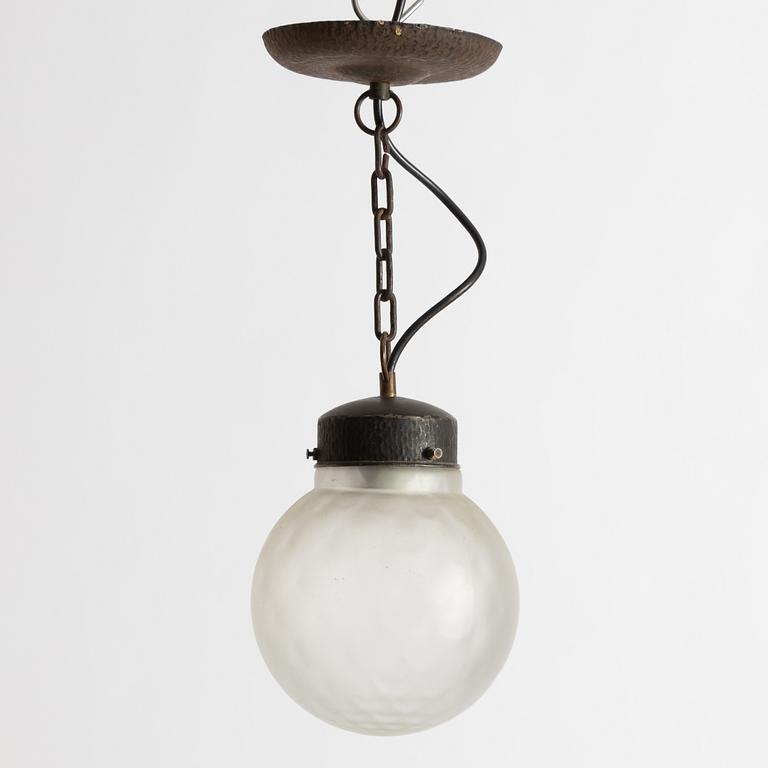 Arvid Böhlmarks Lampfabrik, a ceiling lamp model "5267", Stockholm, 1910s.