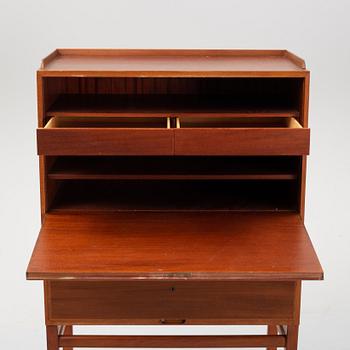 Axel Larsson, a mahogany secretaire, Svenska Möbelfabrikerna, Bodafors, 1940's/50's.