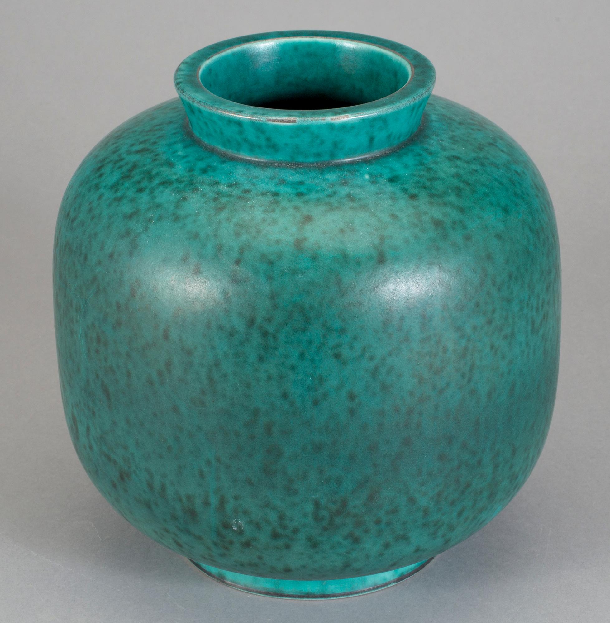 VAS, stengods, "Argenta", Wilhelm Kåge, Gustavsberg, 1948.