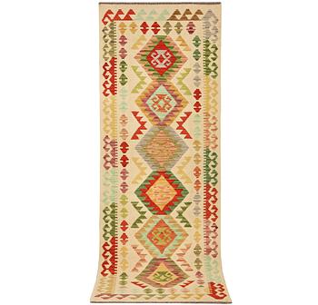 A Kilim runner, Afghanistan, c. 246 x 85 cm.