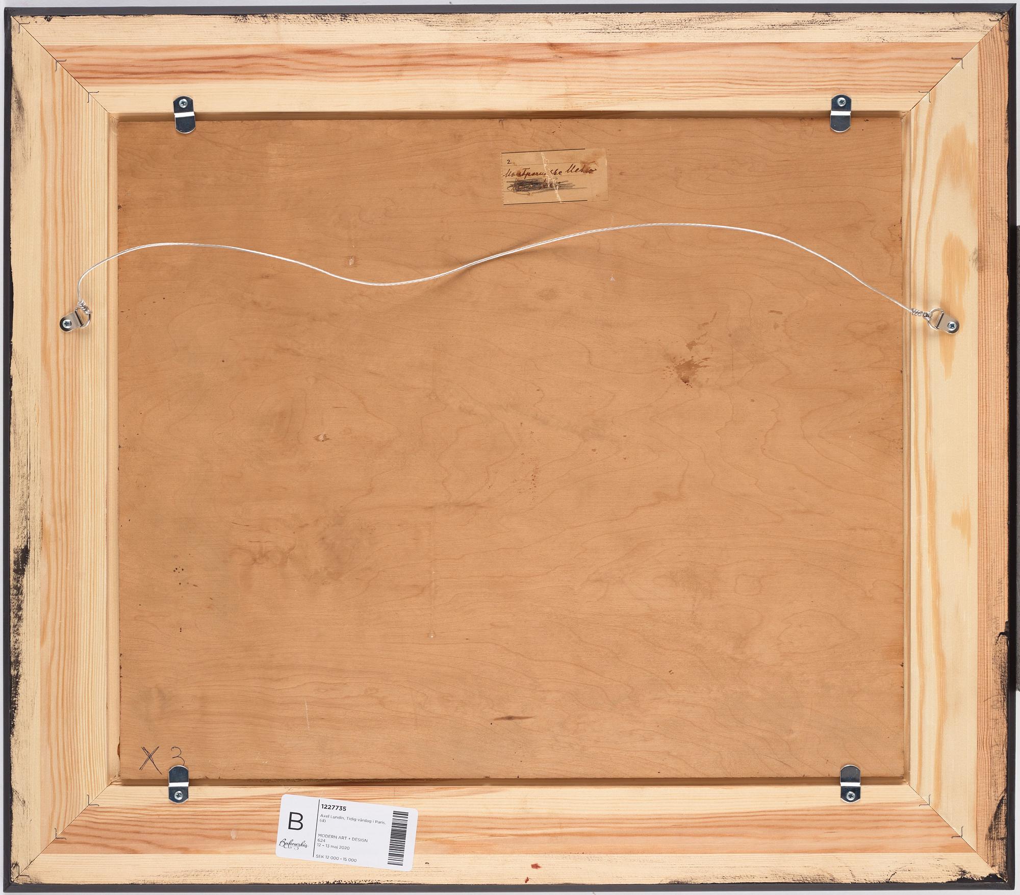 Axel Lundin, Spring in Paris.