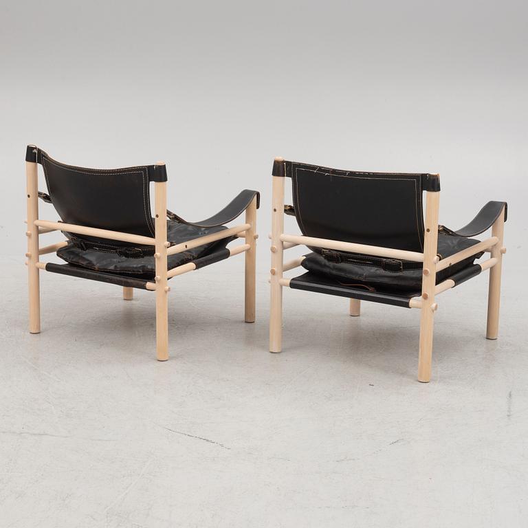 Arne Norell, a pair of "Sirocco" armchairs, Norell Möbler, sweden, second half of the 20th century.