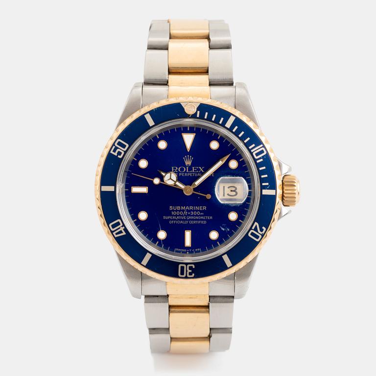 Rolex, Oyster Perpetual Date, Submariner, wristwatch, 40 mm.