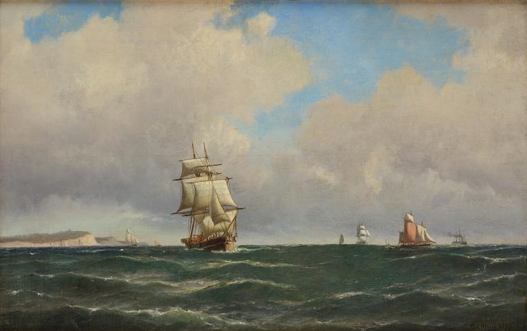 Carl Ludwig Bille, Off coast.