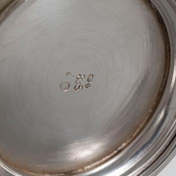 KAFFESERVIS, 3 delar silver, svenska importstämplar, vikt 560 g.
