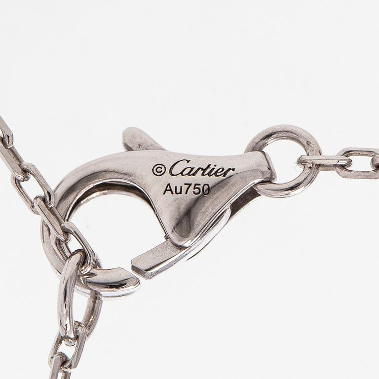 Cartier, kaulakoru, "d'Amour", 18K valkokultaa ja briljanttihiottu timantti.