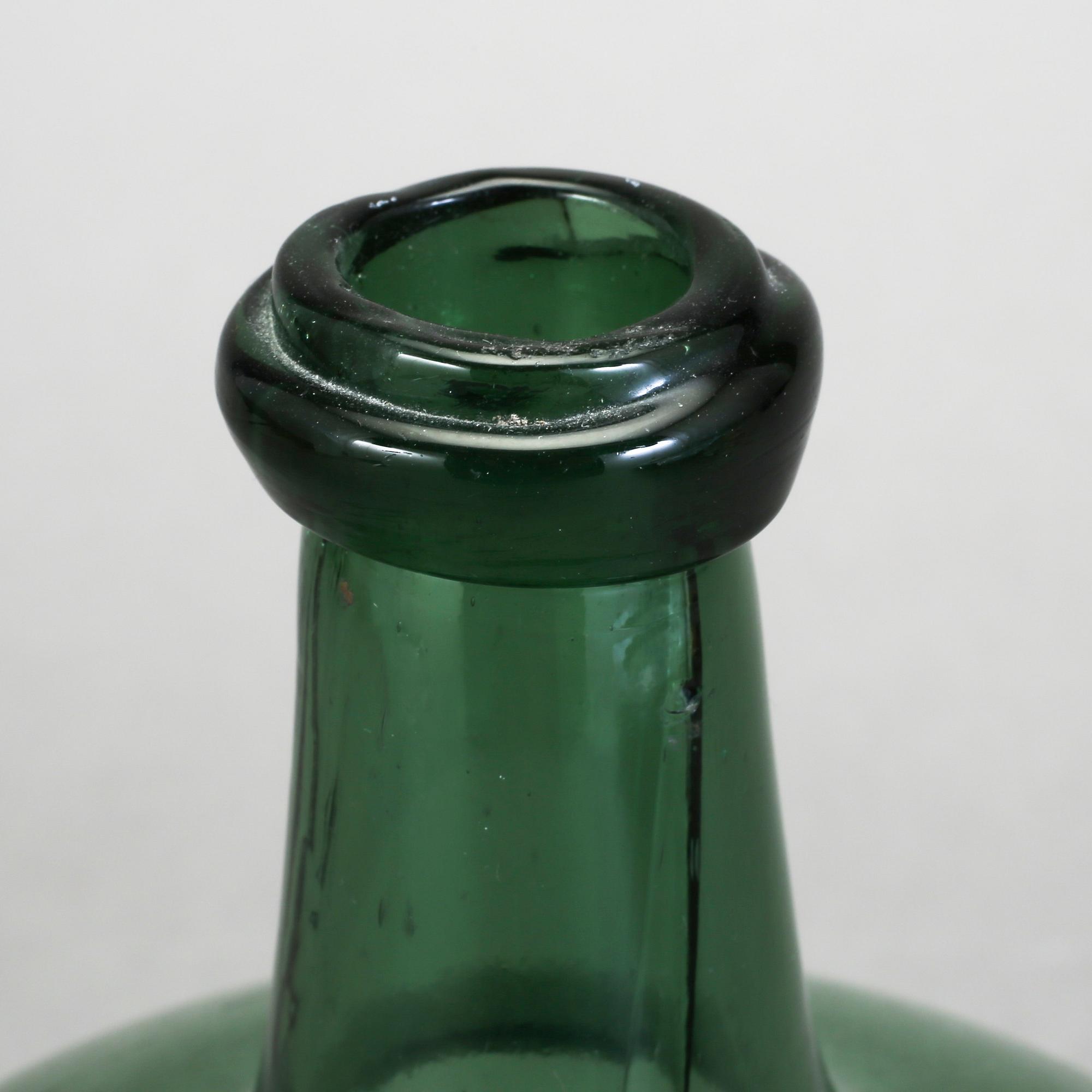 FLASKA, glas, 17-1800-tal.
