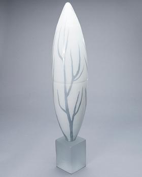 TARU SYRJÄNEN, GLASS SCULPTURE. Kasvu (Growth). Signed Taru Syrjänen 2011.