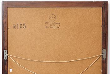 A mirror and chest of drawers by Aksel Kjersgaard, Odder, Denmark, 1950's-/60's.