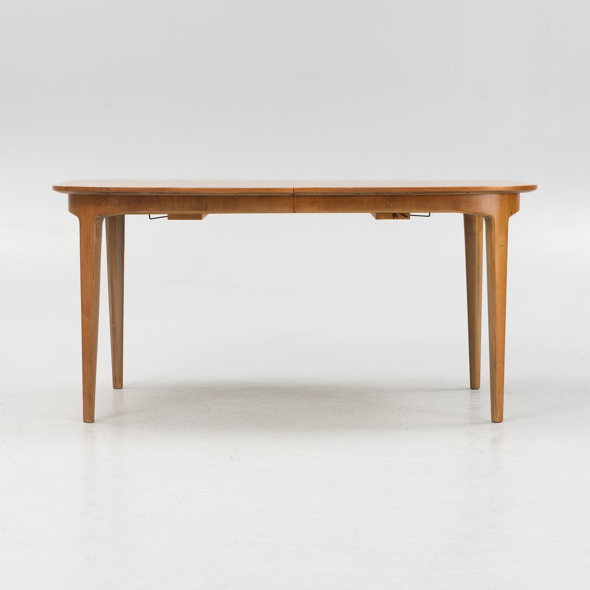 Bertil Fridhagen, a model 'Eugen' dining table, and four chairs from Bodafors, Sweden, 1950's/60's.