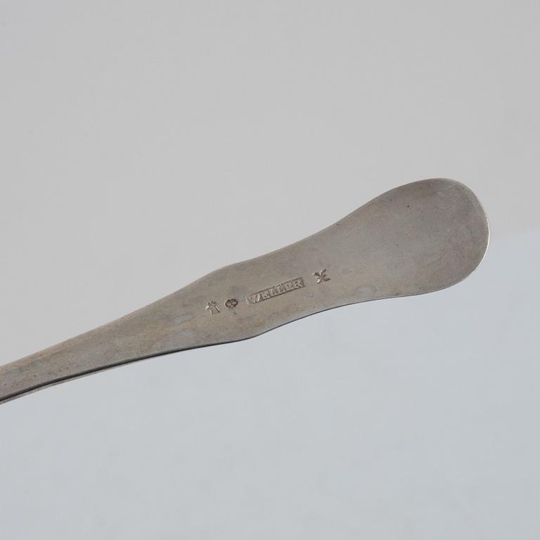 Tablespoons, 6 pcs, silver, Sweden, 1775-80.