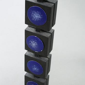 A mirror "GT 7090" and hall dresser "GT 6890", deisgned by Lars Göran Nilsson & Ewa Wrangel, Atelje Glas & Trä, ca 1965.