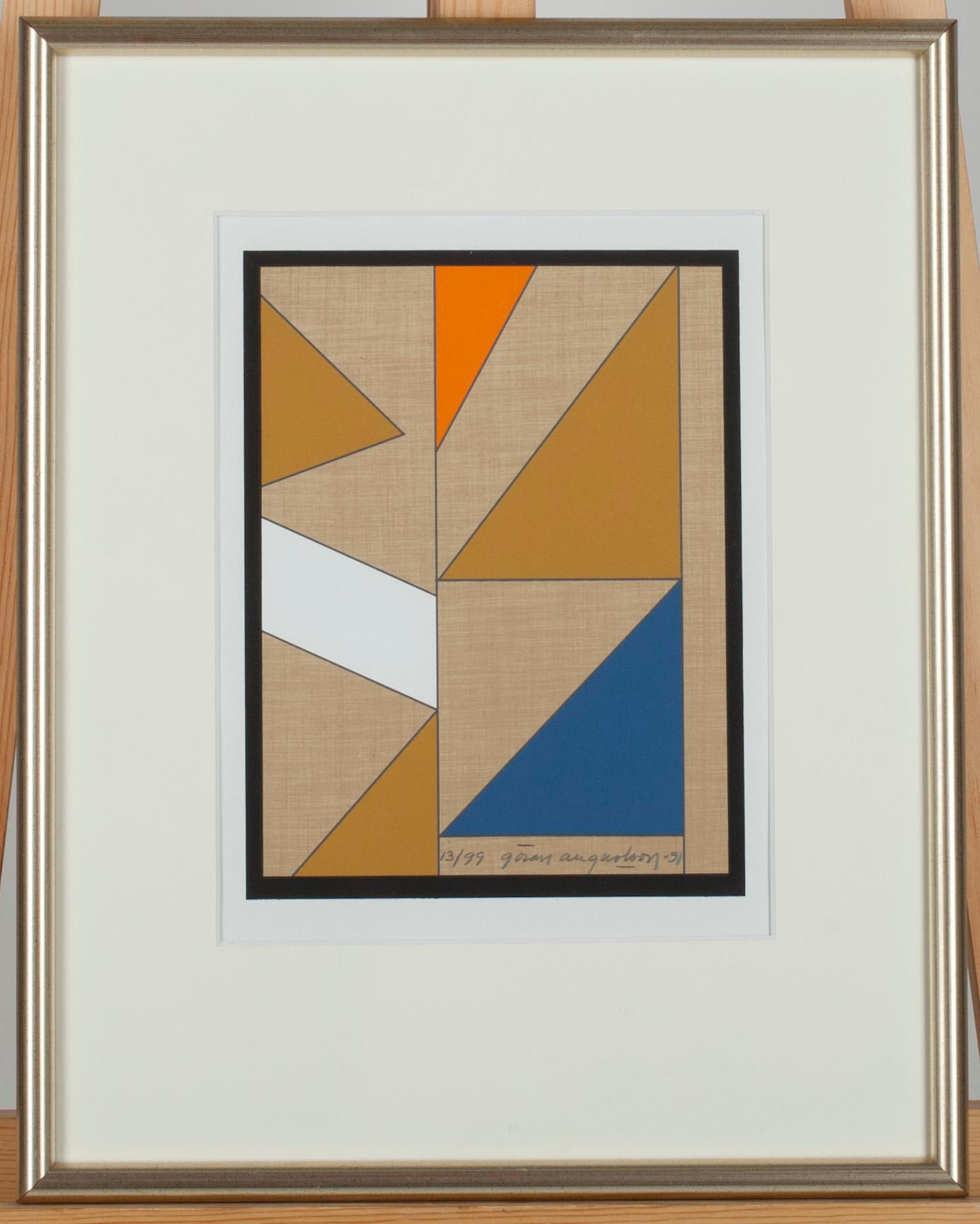 GÖRAN AUGUSTSON, 3 st, serigrafier, signerade och daterade -91.