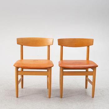 Børge Mogensen, six chairs, "Öresund", Karl Andersson & Söner, Huskvarna.