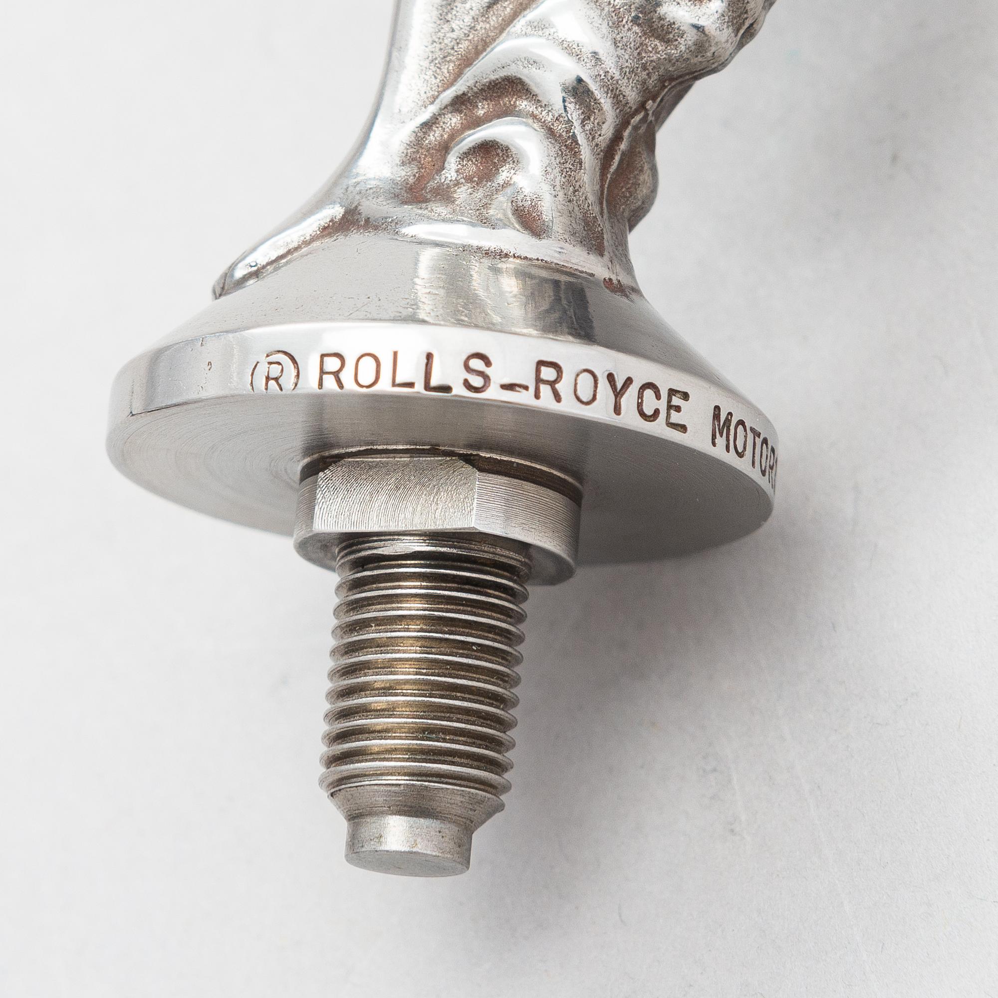 Rolls Royce, Kylarprydnad "The Spirit of Ecstacy", rostfritt stål.