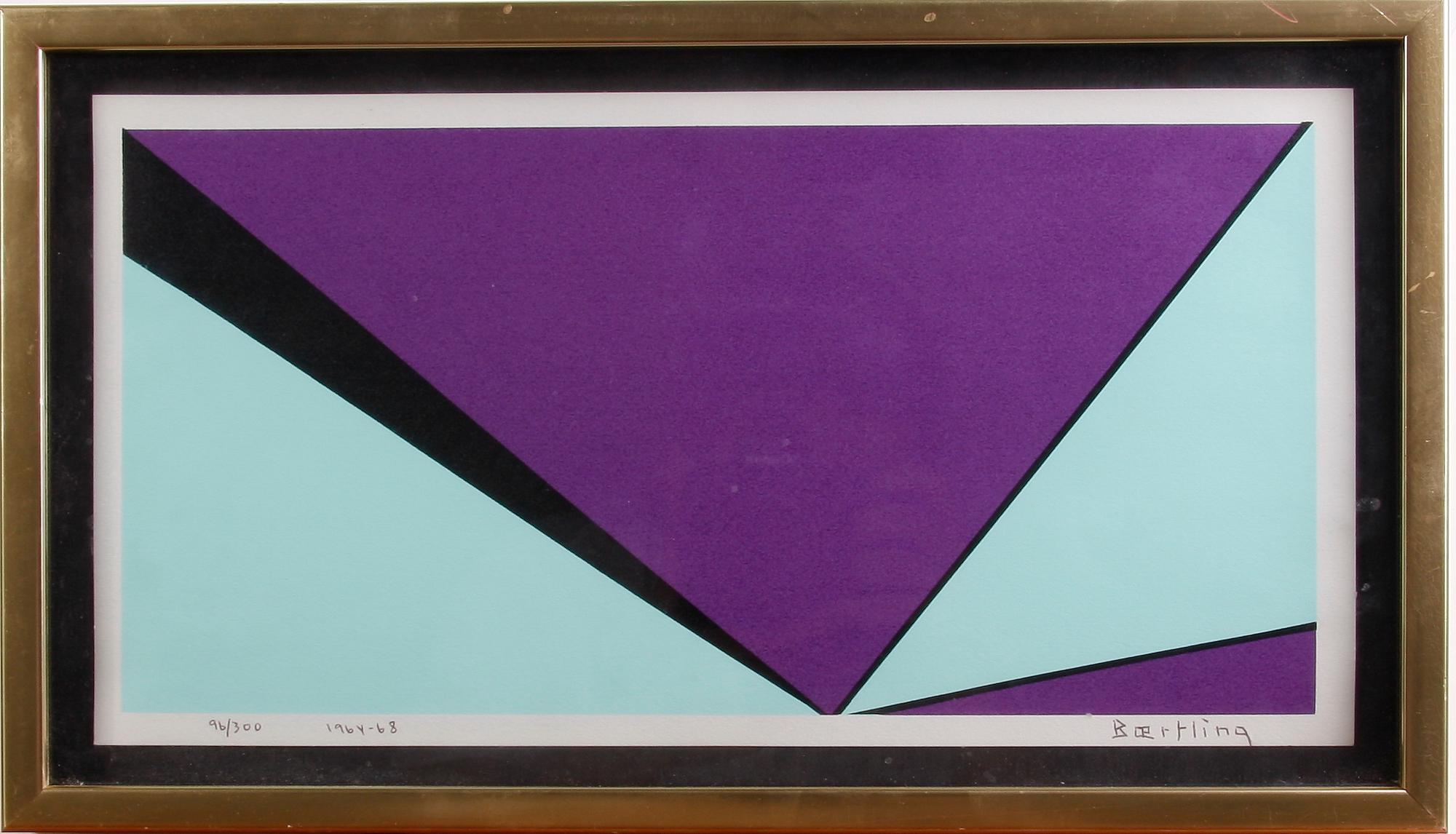 BAERTLING, OLLE, färglitografi, sign, dat och numr 1964-68, 96/300.